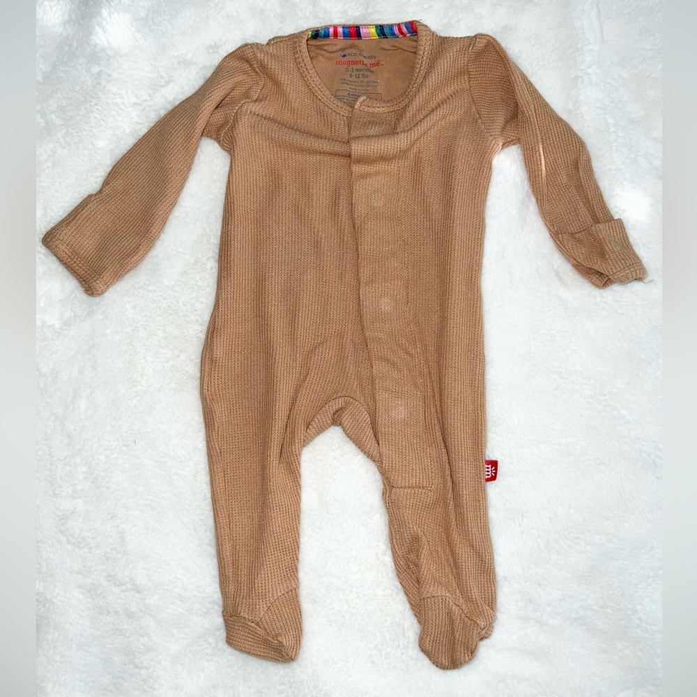 Magnetic Me Modal Waffle Onsie 0-3